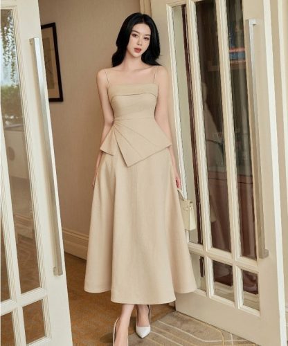 Clara Flared Long A Line Skirt_JO202.18_Joven Brand_กระโปรงบานยาว Clara Elegant