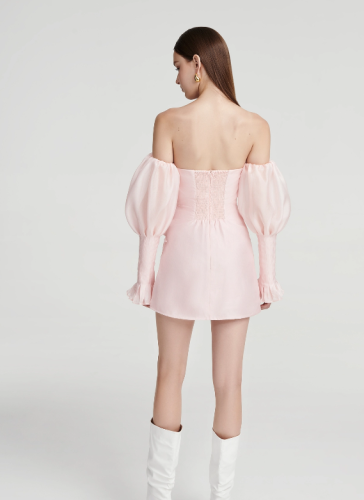 BALI OFF-SHOULDER MINI DRESS_DE37.8_DEAR JOSÉ Brand