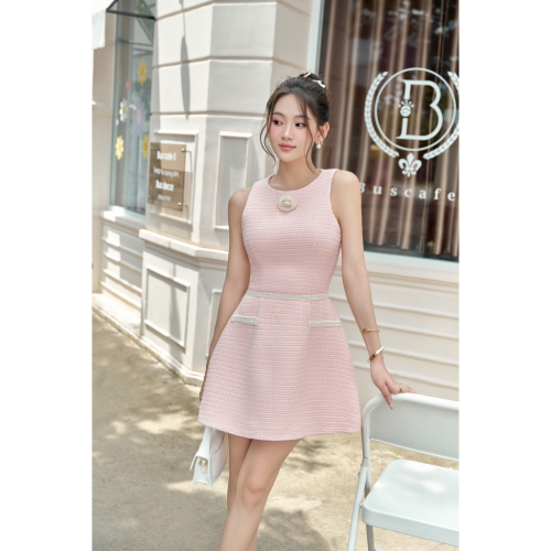 Cocobebe Brand-FEMAL MINI DRESS_CO200.3 ชุดเดรสแขนกุดลายดอกไม้