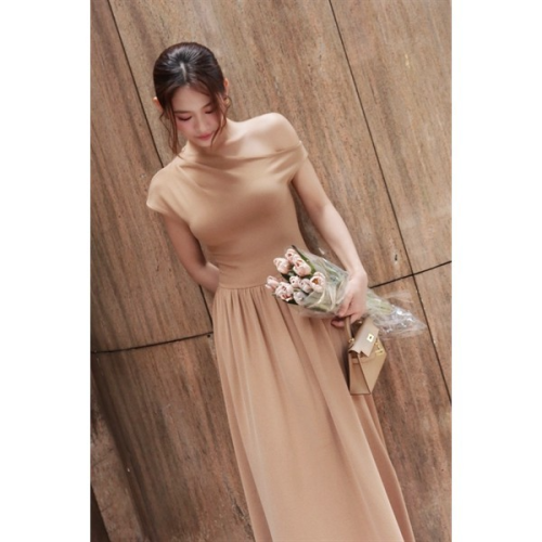 Cocobebe Brand-SHERRY DRESS_CO200.16 ชุดเดรสยาวปาดไหล่