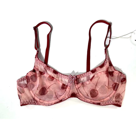 Miumiu Mesh Underwear Set_LA194.31_LACE Brand_ชุดชั้นในตาข่ายยืดหยุ่น Miumiu สวมใส่สบาย