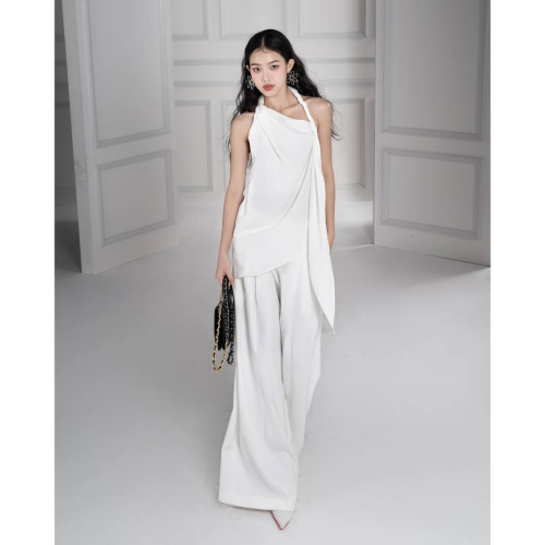 Lalia Set Halter Top+ Trousers_TH59.29_The SWAN Closet Brand