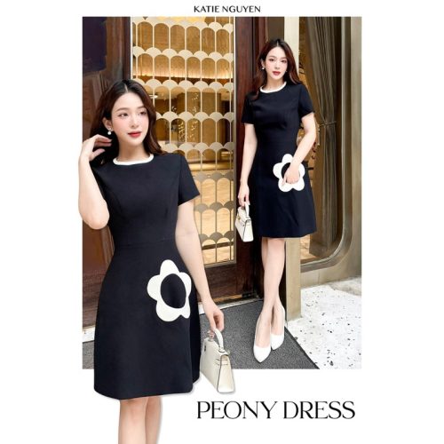 Peony Sheath Dress_KA26.1_KATIE NGUYEN Brand