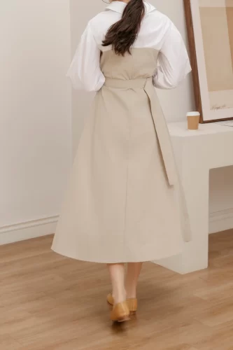 House Dress_ TRENCH DRESS_1DD1398-1_Anacoco Brand_ ชุดเดรสเทรนช์