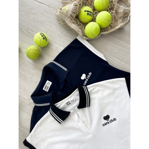 Tennis Linen Polo Dress_CA.46.6_Cara Club Brand_ชุดเทนนิสผู้หญิง Gali คอโปโล สวมใส่สบายและมีสไตล์