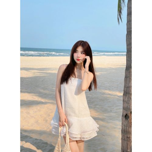 PATTY Summer Form Flared Sundress_GO196.9_Goutdejun_ชุดเดรสบานสองชิ้นของผู้หญิง PATTY Summer