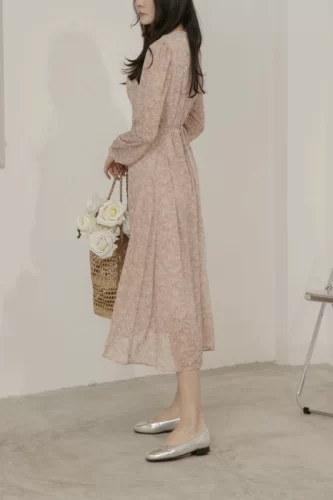 Maxi Dress_ NANA DRESS_1DD1364 -1_Anacoco Brand_ ชุดนานา