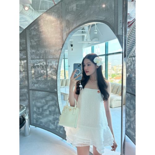 PATTY Summer Form Flared Sundress_GO196.9_Goutdejun_ชุดเดรสบานสองชิ้นของผู้หญิง PATTY Summer