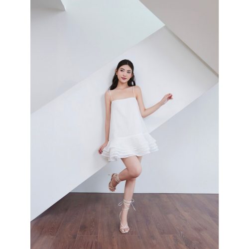 PATTY Summer Form Flared Sundress_GO196.9_Goutdejun_ชุดเดรสบานสองชิ้นของผู้หญิง PATTY Summer