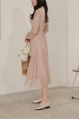 Maxi Dress_ NANA DRESS_1DD1364 -1_Anacoco Brand_ ชุดนานา