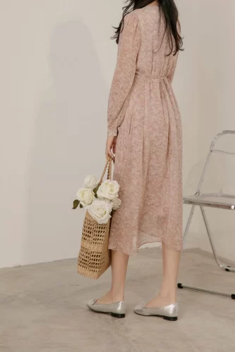 Maxi Dress_ NANA DRESS_1DD1364 -1_Anacoco Brand_ ชุดนานา