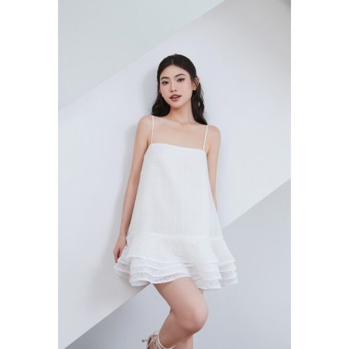 PATTY Summer Form Flared Sundress_GO196.9_Goutdejun_ชุดเดรสบานสองชิ้นของผู้หญิง PATTY Summer