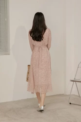 Maxi Dress_ NANA DRESS_1DD1364 -1_Anacoco Brand_ ชุดนานา