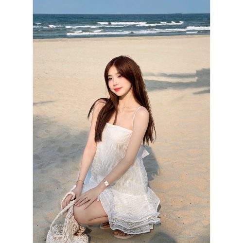 PATTY Summer Form Flared Sundress_GO196.9_Goutdejun_ชุดเดรสบานสองชิ้นของผู้หญิง PATTY Summer