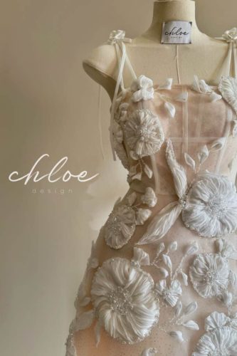 Chloe Eva Mini Dress_CH17.8_Chloe Bridal Brand_ชุดเดรสที่ออกแบบโดยเฉพาะ Chloe Eva 22