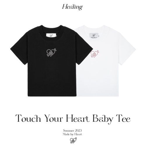 T-shirt_TouchYourHeart_HE11.17_Healingg Official Brand_เสื้อยืดเด็ก TouchYourHeart Healing