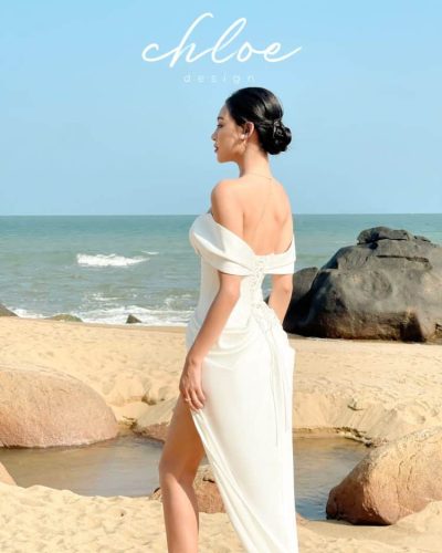 Chloe Liana Off The Shoulder Dress_CH17.17_Chloe Bridal Brand_ชุดเดรสที่ออกแบบโดยเฉพาะ Chloe Liana 23