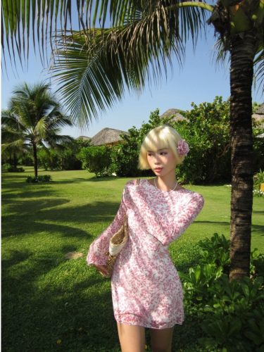 Lace Nami Body Dress_BE54.15_BeachClub.Official Brand_ชุดเดรสลูกไม้ลายดอกไม้