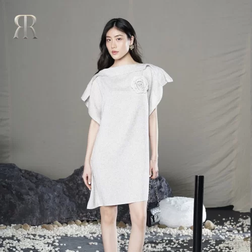 Silver Short Straight Dress_RA49.4_อาหรับ Brand_PRIME 03