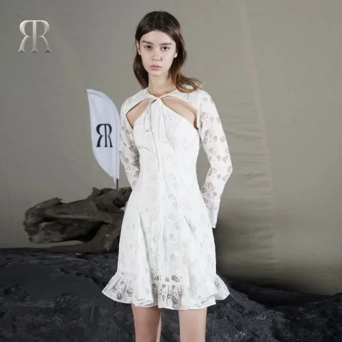 Long Sleeve Short Trumpet Dress_RA49.5_อาหรับ Brand_PRIME 04