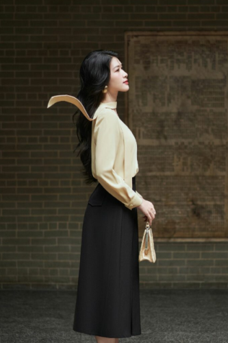 Long A Line Skirt_VV23135_VELLA FASHION Brand_กระโปรงทรงเอยาว