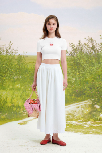 Babytee Cherry T-shirt _T0858_Dottie Brand_เสื้อยืด Babytee Cherry