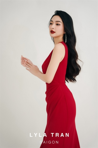 Body dress_Alexa Dress_LY4.5_LYLA TRAN Brand_Alexa Dress Đỏ