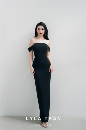 Hux Off The Shoulder Dress_LY4.26_LYLA TRAN Brand_Hux Dress