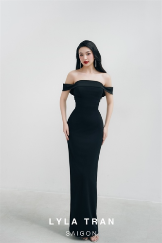 Hux Off The Shoulder Dress_LY4.26_LYLA TRAN Brand_Hux Dress