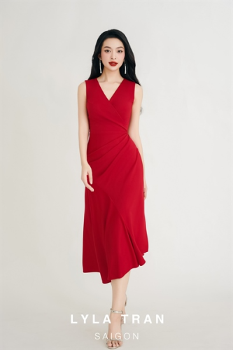 Body dress_Alexa Dress_LY4.5_LYLA TRAN Brand_Alexa Dress Đỏ