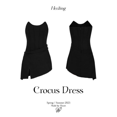 Corset Crocus Body Dress_HE11.11_Healingg Official Brand_ชุดรัดตัวรักษา Crocus