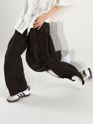 Trousers_HY203.6_Hy Maison Brand_กางเกง Drawstring Flying Leaf