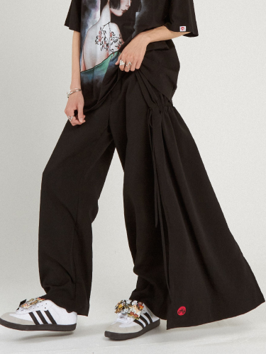 Trousers_HY203.6_Hy Maison Brand_กางเกง Drawstring Flying Leaf