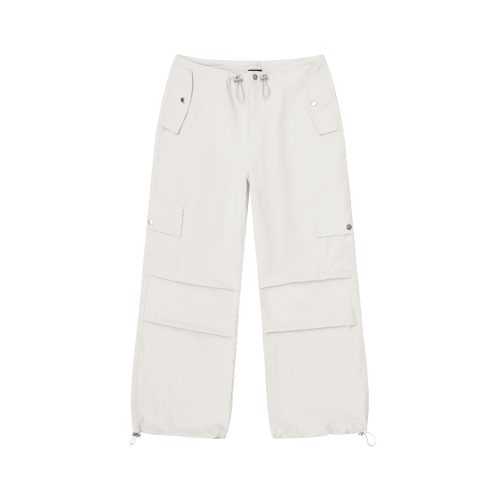 Wide Tube With Pockets Trousers _PR44.3_PRADIES_กางเกงกระโดดร่มขากว้างมีกระเป๋ากล่อง Parachute