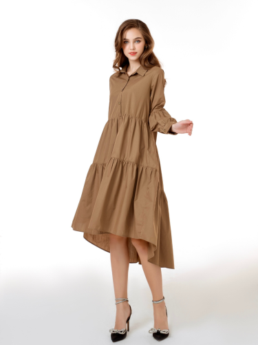 IDY Long Sleeve House Dress_SI19.2_91 Signature Brand_ชุดเดรสเชิ้ตแขนยาวหรูหรา