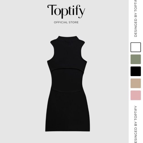 The Moment Short Body Dress_DT06_TOPTIFY Brand _ชุดเดรสช่วงเวลา