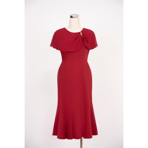 Puff Sleeve Trumpet Dress_AV-26_Amalady Brand