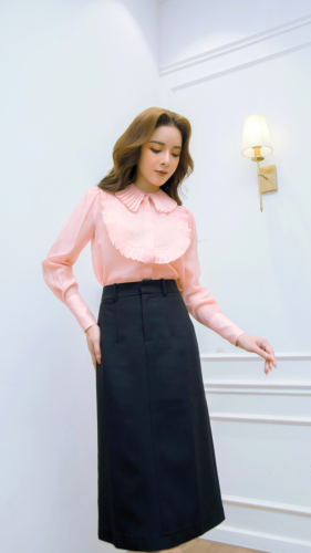 Garofano Crepe Premium Silk Shirt _MO103.6_เสื้อเชิ้ต Duke Garofano I คอปก ผ้าไหมเครป – พรีเมี่ยมญี่ปุ่น