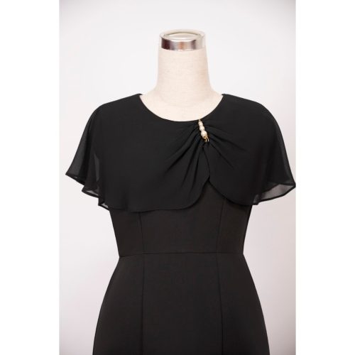 Puff Sleeve Trumpet Dress_AV-26_Amalady Brand