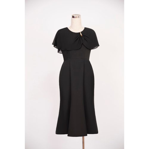 Puff Sleeve Trumpet Dress_AV-26_Amalady Brand