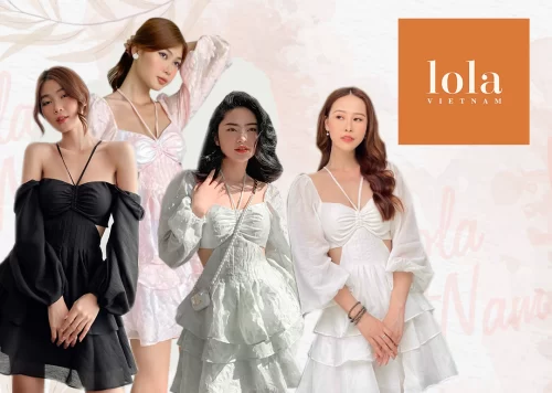 Rosalie 3D Ruffle Mini Dress_LO76.7_LOLA Brand_เดรสหงส์ดอกไม้ 3 มิติ – Rosalie Dress – Lola Vietnam อ่อนโยน เซ็กซี่ และมีเสน่ห์