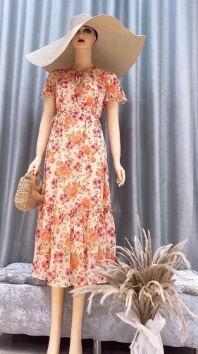 Junia FLoral Pattern Flared Midi Dress_JO74.6_Jolly Brand