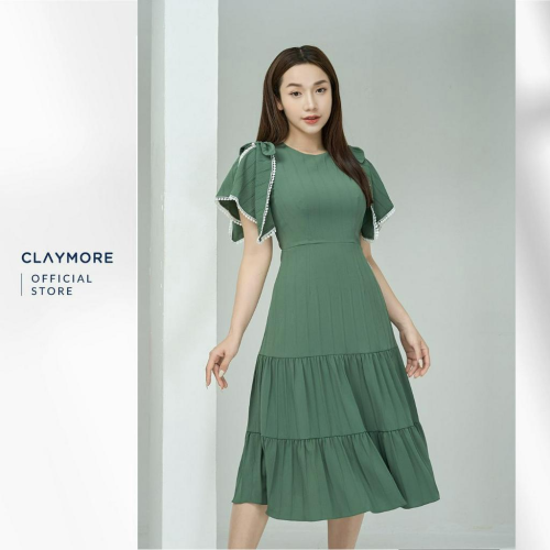 Midi Dress_CDX2S3F12901_Claymore Fashion Brand_Váy Đầm Midi