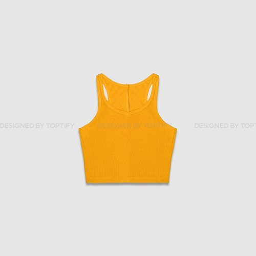 One Last Time Elastic Tank Top_AC223_TOPTIFY Brand _เสื้อครอปสามรูสำหรับผู้หญิง One Last Time Top ผลิตจากยางยืดจั๊มพ์ยืด