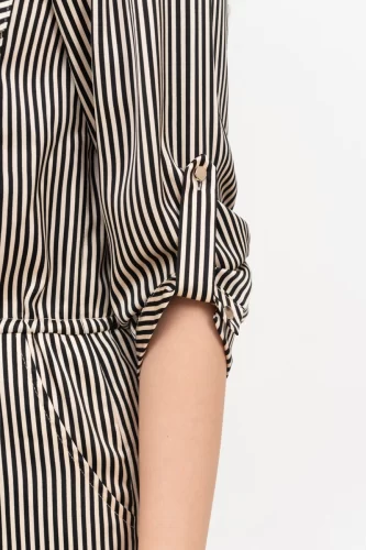 Striped House Dress_IV115.14_IVY MODA Brand_ชุดเดรสเสื้อเชิ้ตลายตาราง