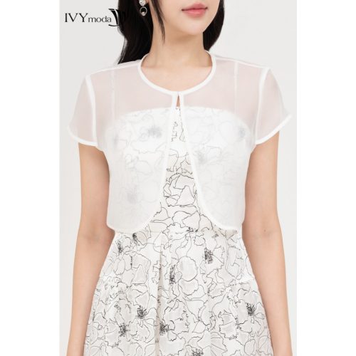 Viscose Floral Pattern Midi Dress_IV115.1_IVY MODA Brand_ชุดวิสโคสเดรส