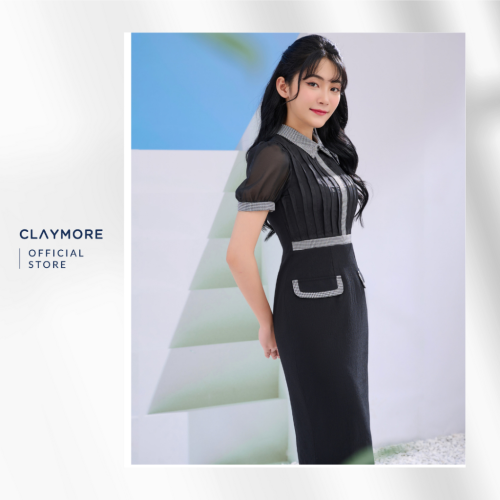 Body Midi Dress_CDB2S3F02711_Claymore Fashion Brand_Váy Đầm Ôm Midi