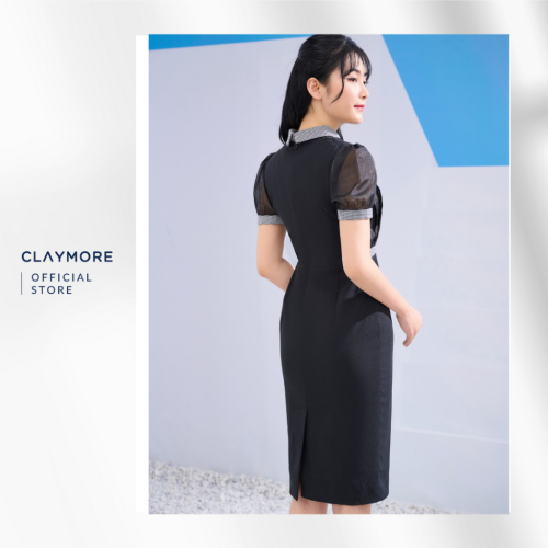 Body Midi Dress_CDB2S3F02711_Claymore Fashion Brand_Váy Đầm Ôm Midi