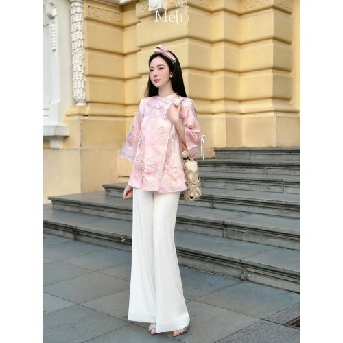 Set_Blouse+Trousers_ME31.3_Méli Brand_ชุดดอกไม้