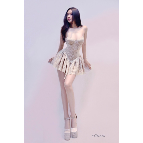 YO25.1_Y O N . O X Brand_ CREAMY DRESS